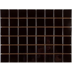 Pastilha Porcelanana Matiz Marrom BR 5X5 CX 2,74 M Eliane