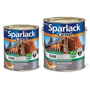 Verniz Stain Balance Acetinado Natural 900Ml Sparlack Coral
