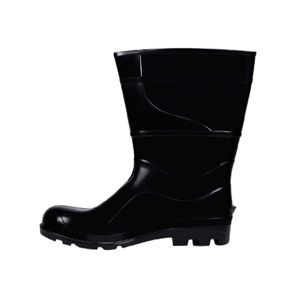 Bota PVC Cano Médio Com Forro Preto Nº 43 Kala