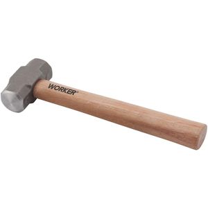 Marreta Oitavada Forjada 1 kg Com Cabo Worker