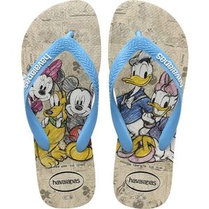 Havaiana Disney Stylish Bege Palha/Turquesa 39/0