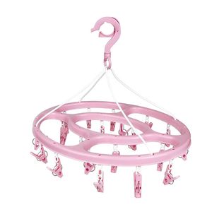 Mini Varal Oval Com 24 Prendedores Cores Variadas Mor