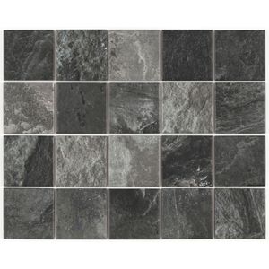 Pastilha Ardosia Black Mesh MA 7,5X7,5 CX 1,59 M Eliane