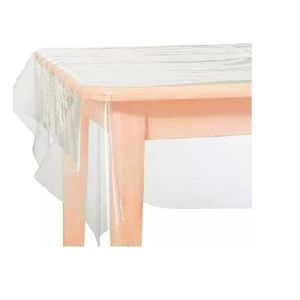 Toalha Pvc Cristal 0,10 M 1,38Mx50 Kapazi (Preço/ Metro)