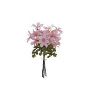 Buquê Flor do Campo Ramalhete Com Fita X24 Rosa Outono Claro 29 Cm Flor Arte