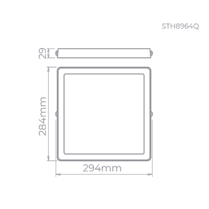 Painel De Led Sobrepor 24 W 6500K Bivolt Stella