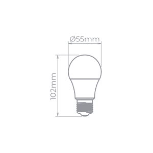 Lâmpada Led Bulbo 4,9 W 4000K 170° E27 Bivolt STH8263/40 Stella