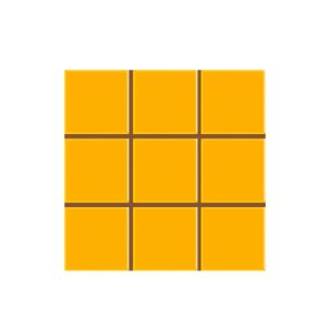 Revestimento Cerâmico 20x20 Cm Multiplus Amarelo 1,69 M² Ceral