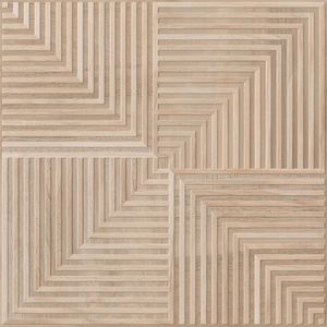 Porcelanato Borda Reta Sonar Camel Acetinado 59x59 Cm Eliane