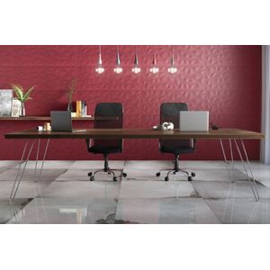 Revestimento Cerâmico Poligon Vermelho Acetinado 45x120 Cm 1,62 M Eliane