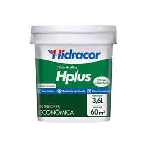 Tinta Acrílica Fosca Hplus Violeta Claro Galão 3,6 Litros Hidracor