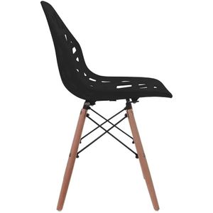 Cadeira Akron Pes Madeira Preto Gardenlife
