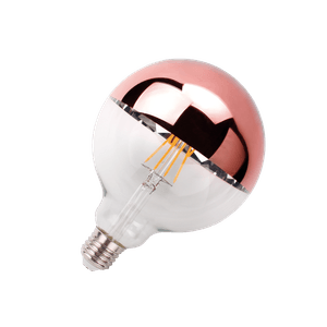Lâmpada Led Balloon Filamento Rose Defletora 4W E27 Bivolt Lumiinatti