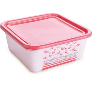 Pote Duo Quadrado 800 Ml Plasutil