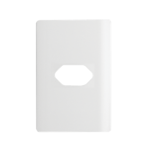 Placa Novara 4x2 Para 1 Tomada Horizontal Com Suporte Dicompel