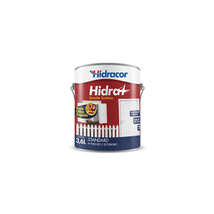 Tinta Esmalte Hidra+ Vermelho Galão 3,6 Litros Hidracor