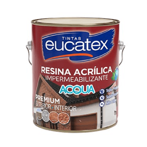 Resina Acrílica Premium Base Água Incolor 5900095.04 900 Ml Eucatex