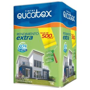Tinta Rende Extra Acrilico Gelo Latão 18 Litros Eucatex
