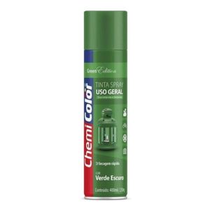 Tinta Spray Verde Escuro Uso Geral Chemicolor