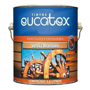 Verniz Maritimo Branco Natural Galão 3,6 Litros Eucatex