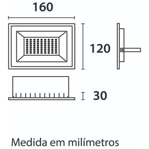 Refletor LED Tech 30W 6500K Bivolt Blumenau