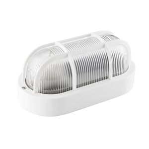 Luminária Tartaruga Com Grade Branco Ilux Villaplast