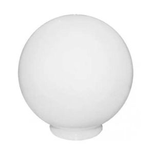 Globo Acrílico Leitoso 15x30 Cm Reluz