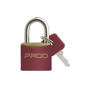 Cadeado Cores Latão Magenta 35 Mm Pado