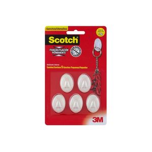 Gancho Transparente Scoth Pequeno Hb 3M