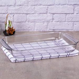 Assadeira Retangular Vidro 23x33 Cm Globimport