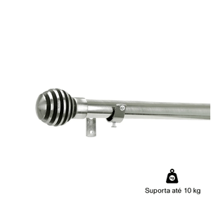 Kit Varão Para Cortina Extensivo 1,60 a 3,0 M Evolux
