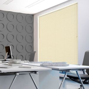 Persiana Horizontal Pvc Bege 25 Mm 160x130 Cm Evolux