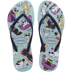 Havaiana Slim Pets Azul Céu 35/6
