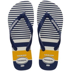Havaiana Top Nautical Branco Marinho Amarelo 39/0