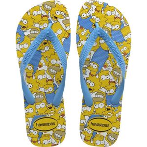 Havaiana Simpsons Branco/Turquesa//Branco 39/0