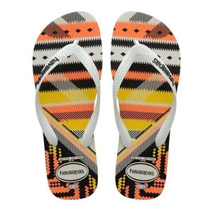 Havaiana Trend Branco/Branco/Amarelo Cítrico 39/0