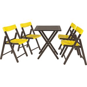 Conjunto Madeira Tauari Am Potenza/Tab 5 Peças Tramontina