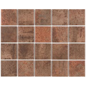 Pastilha Oxy Corten Mash 7,5x7,5 Cm 1,59 M² Eliane