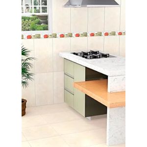 Cerâmica Brilhante Agata Bege 43x43 Cm 2,06 M² Ceral