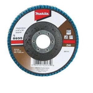 Disco Flap Grão Z40 115 Mm Makita