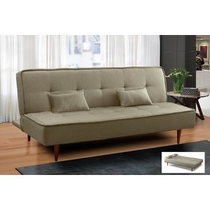 Sofá Cama Monarca Linho Carvalho 1503 Js Móveis