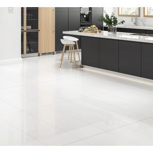 Cerâmica 37x74 Cm Branco Neve Mate Plus 1,95 M² Cecafi
