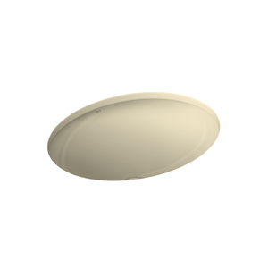 Cuba De Embutir Oval 490x365 Mm Universal Creme Deca