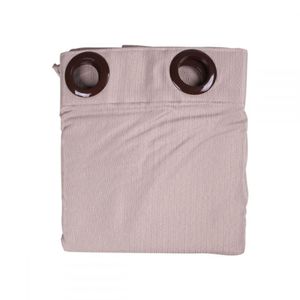Cortina Pratika Lisa Slim Pantex Areia 2,60x1,70 M Bella Janela