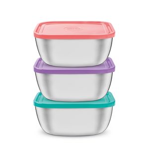 Jogo Potes Quad Inox Com Tamanhopa 3Pc 64220942