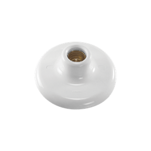 Bocal Plafon PP DC602 2A 250V 60W Branco Dicompel