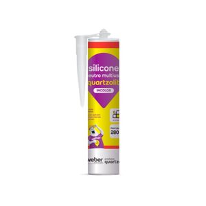 Silicone Neutro Incolor Multiuso 280g Quartzolit