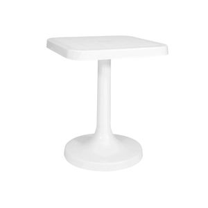 Mesa Quadrada Iguazú 60 Cm Branca Gardenlife