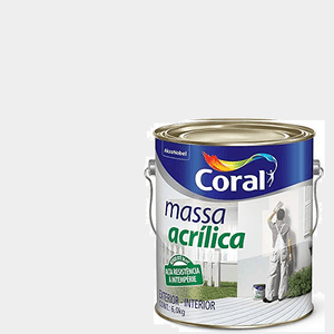 Massa Acrílica Galão 6 Kg Coral