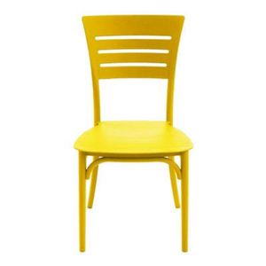 Cadeira Robust Linea Amarela Forte Plástico